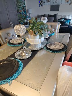Table chair and buffet