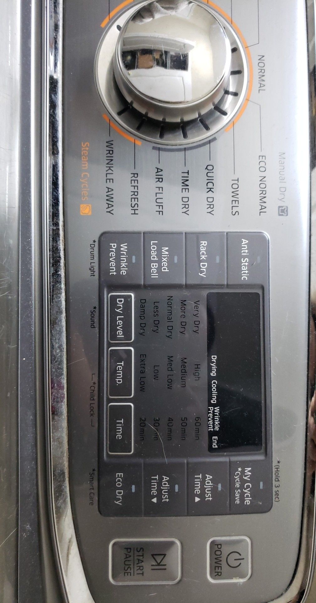 Samsung AquaJet VRT he top load washer and Samsung EcoDry Steam