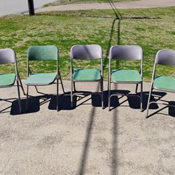 Samsonite Mid Century Modern  Folding Chairs