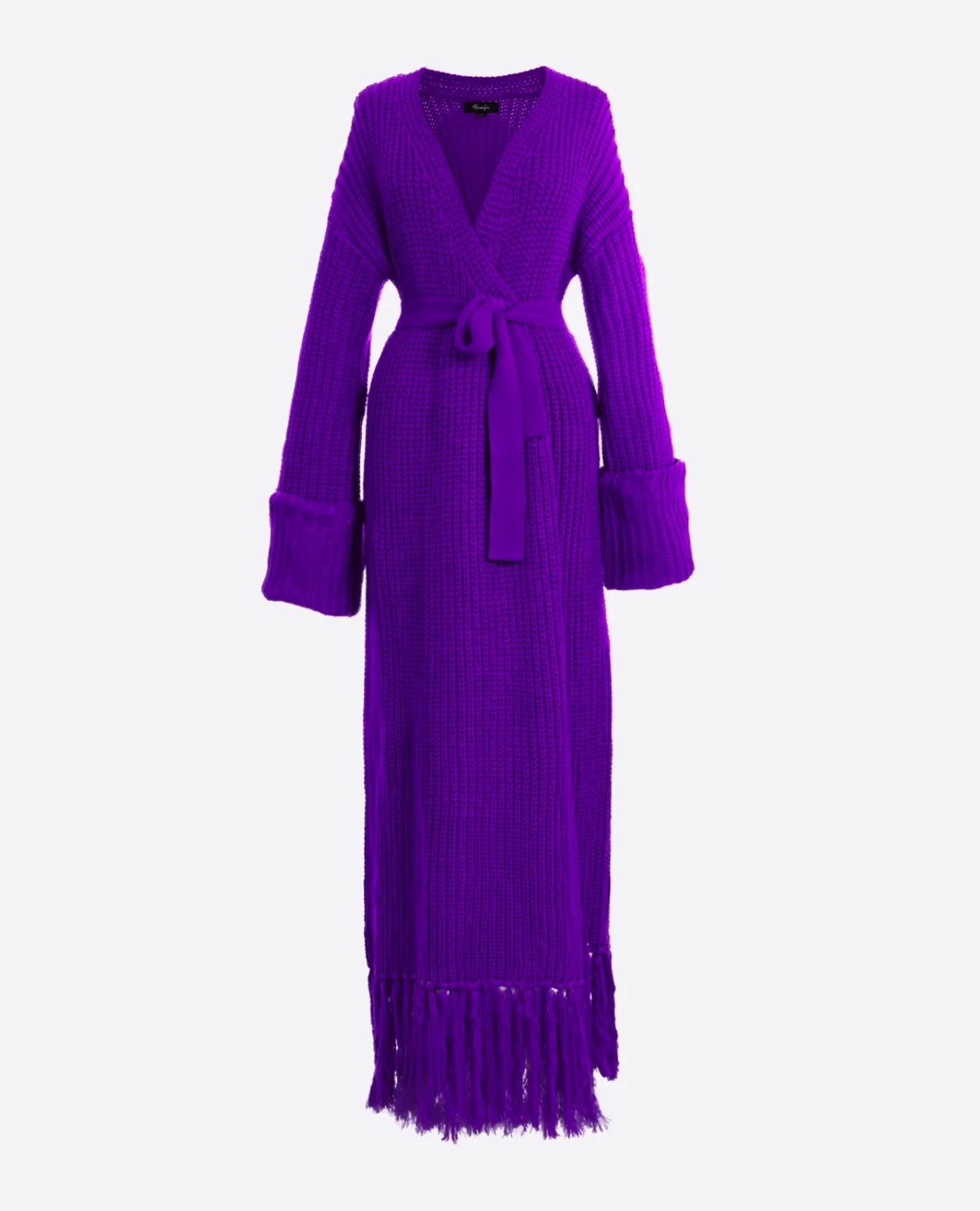 Hanifa Miya Knit Dress - Purple