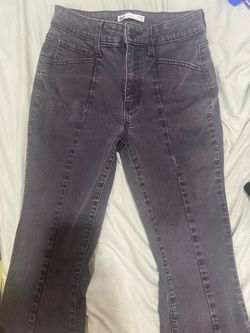 SO Women’s High Rise Bell Bottom Jeans Size 5/27 Black Wash