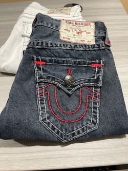 True Religion Ricky Relaxed Straight 31 x 32 Super T Flap