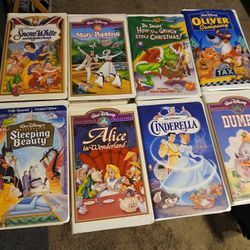 9  Vintage  Disney  VHS Tapes