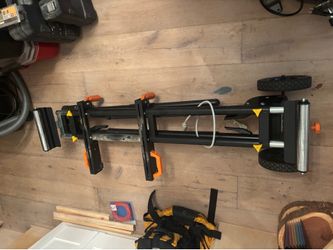 Wheeled mobile miter saw stand
