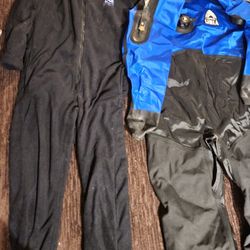 Dry Suit and Fleece Liner