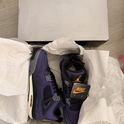 Size 11 men Jordan 4 Kobe lakers imperial purple