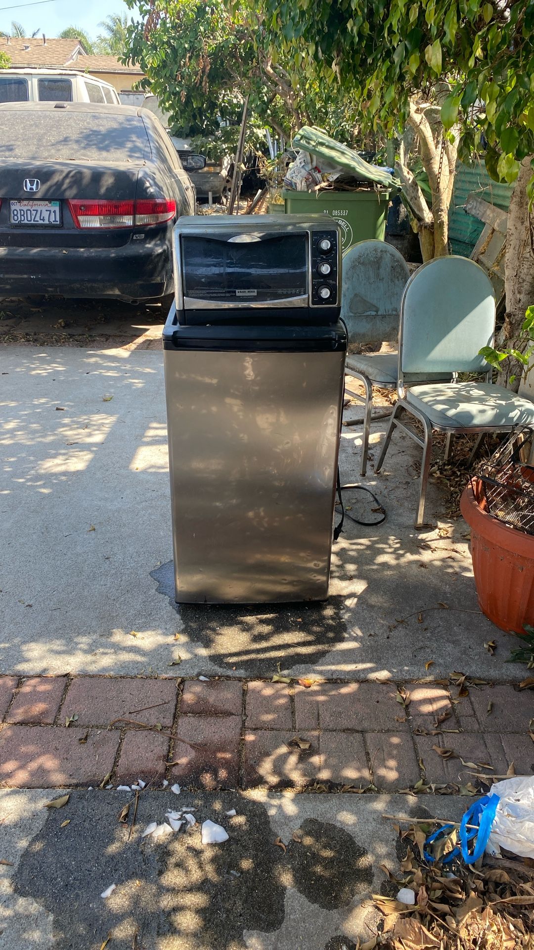 Mini Fridge With Countertop Oven