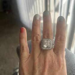 CZ & Silver Ring