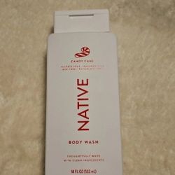 Native Body Wash Candy Cane Limited Edition 18 Oz