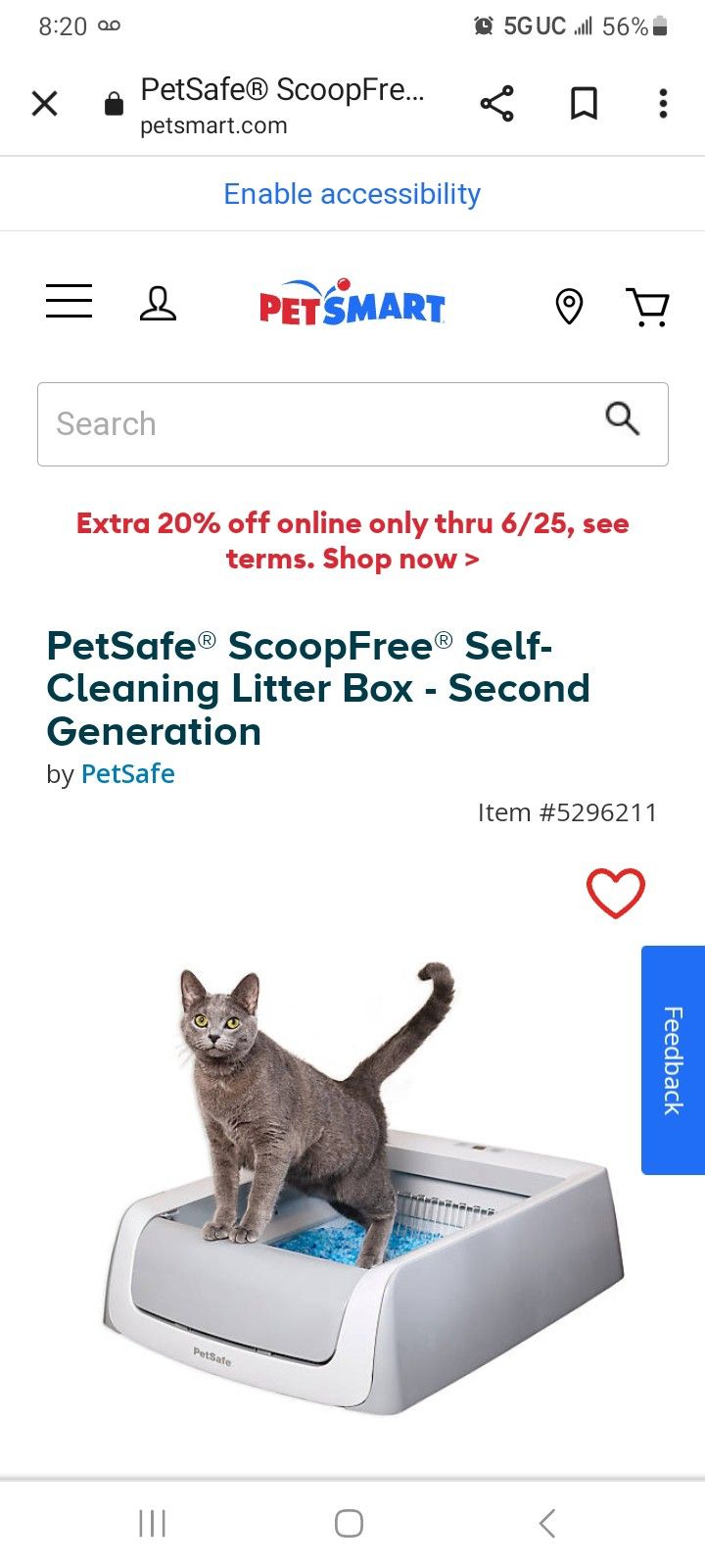 Auto Cleaning Cat Litter Box