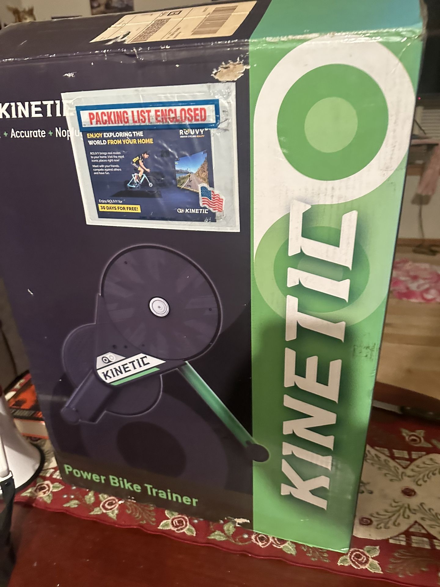 Kinetic For Indoor Biking. Heart Moniter
