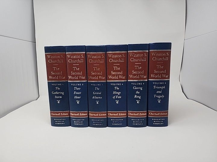 Winston Churchill The Second World War Chartwell Edition Hardcover Book Set