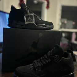 Jordan 4 Black Cats 2020 Sz 9.5 R3ps