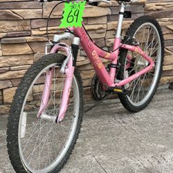 Pink Mountain Bike 