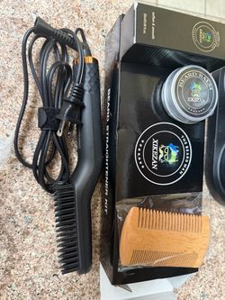 Xikezan Beard Straightener Kit