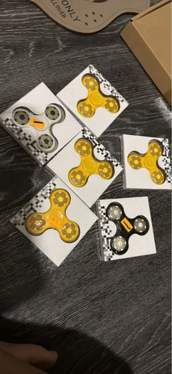 Fidget Spinners Lot of 6 Soccer Ball Design