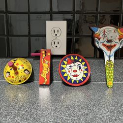 4 Vintage Noise Makers