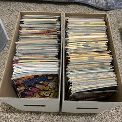 2 boxes if comic books
