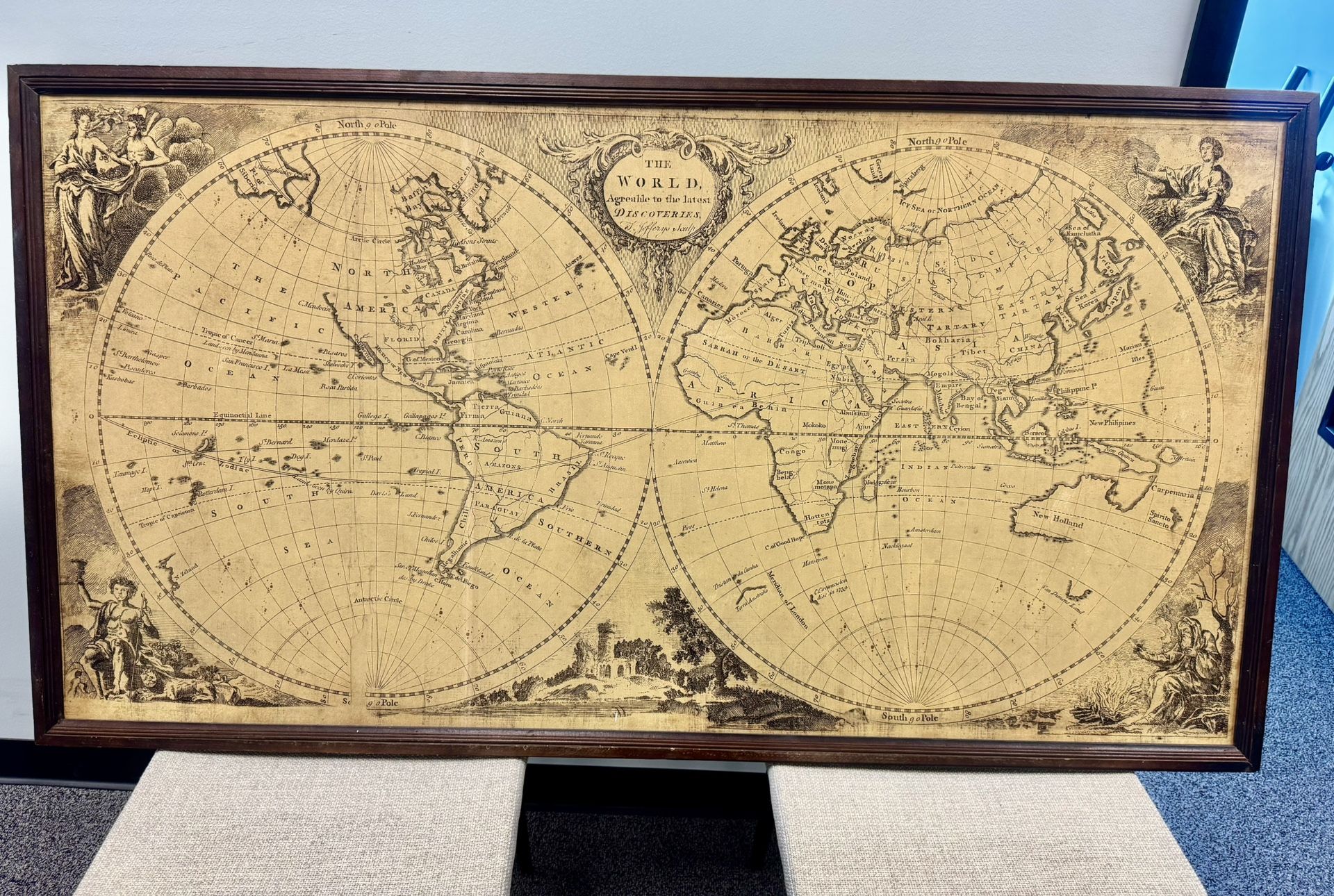 Framed Map