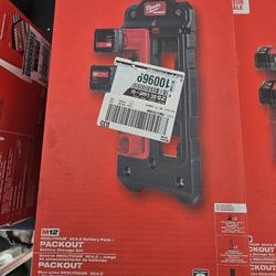 Milwaukee M12 Batteriesand Pack Out Mounts