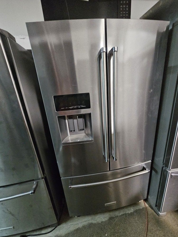 KITCHENAID FRENCH DOOR STAINLESS STEEL REFRIGERATOR