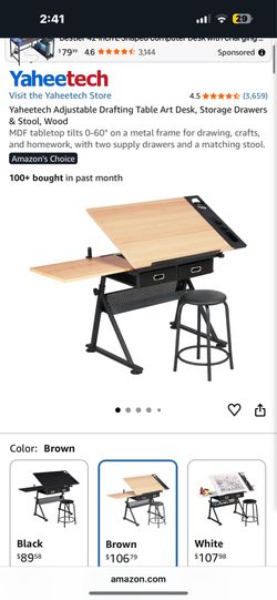 Drawing desk