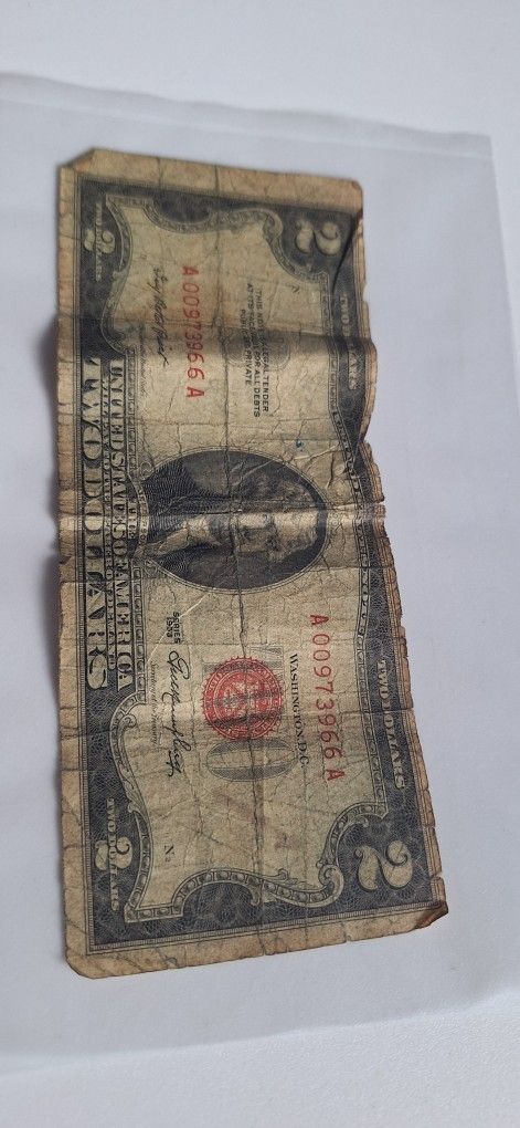 Trade My Vintage $2 Bill 1953