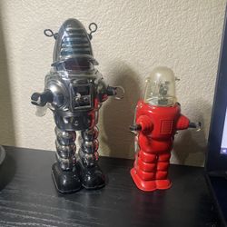 Vintage Mechanical Robots