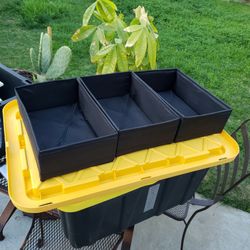 3 Ikea Draw Organizers. bearly Used