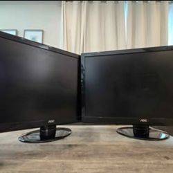 AOC 270LM00004 Monitor 27" 1920x1080 DVI, HDMI, VGA LCD With Stand