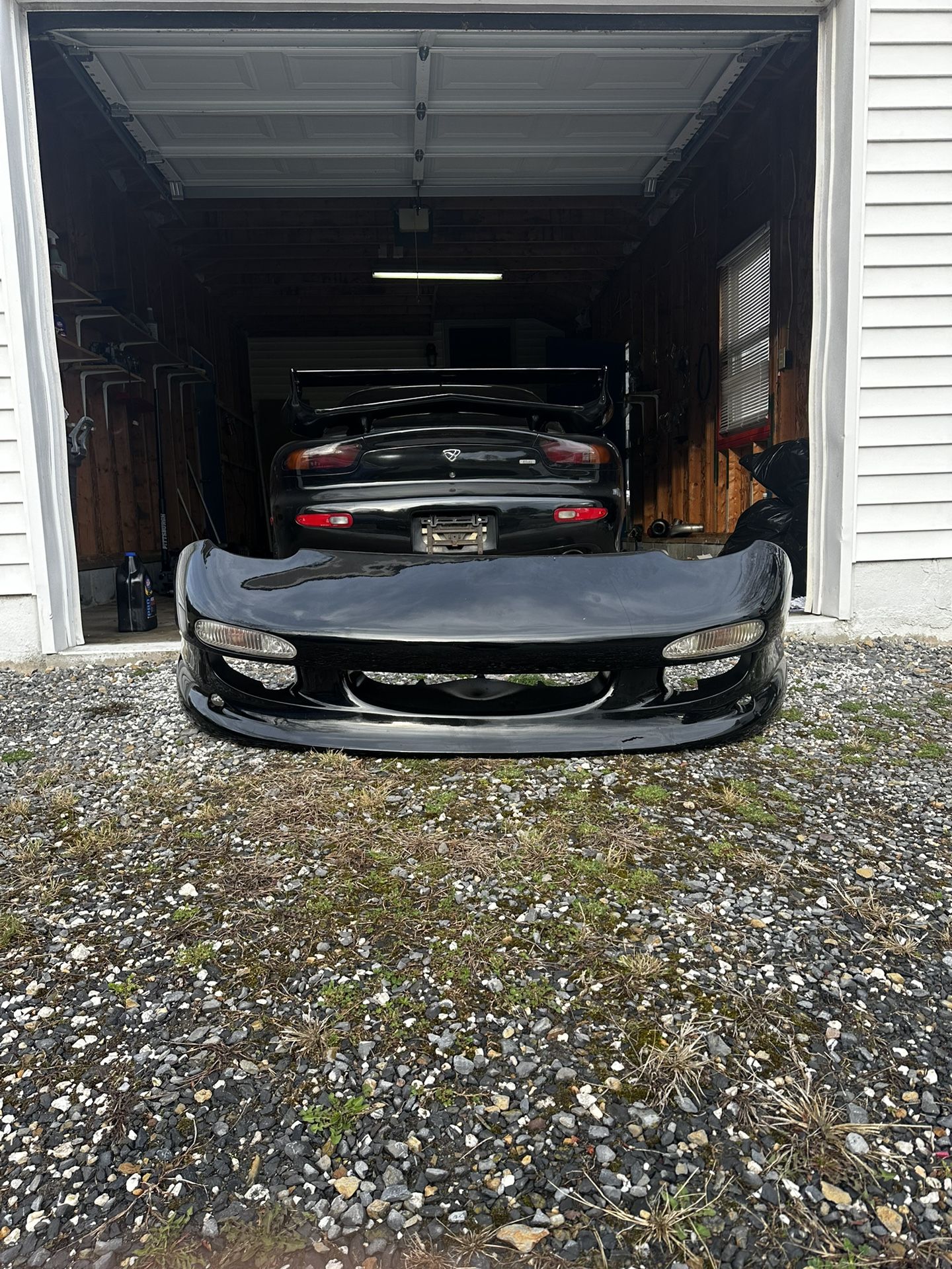 FD Rx7 Front Bumper+lights+reinforcement