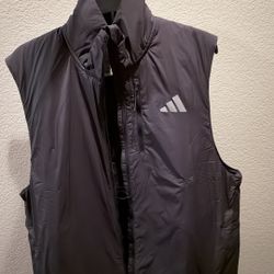 NWT NEW Adidas waterproof running vest Climawarm