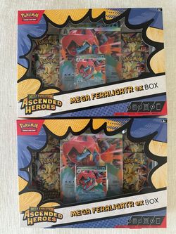 Pokémon Ascended Heroes Mega Feraligatr ex Box x2