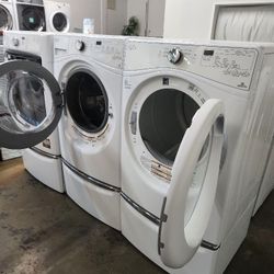 SET WHIRPOOL STEAM WASHER AND ELECTRIC DRYER 