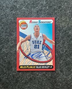 2012-13 Fleer Retro Basketball - Miles Plumlee - Rookie Sensations Autograph SP Card