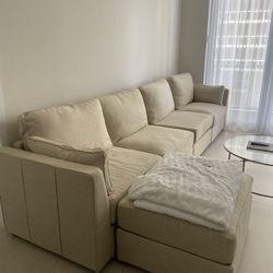 Lovesac 5 Piece Sectional Sofa (with ottoman Storage) - Like New 
