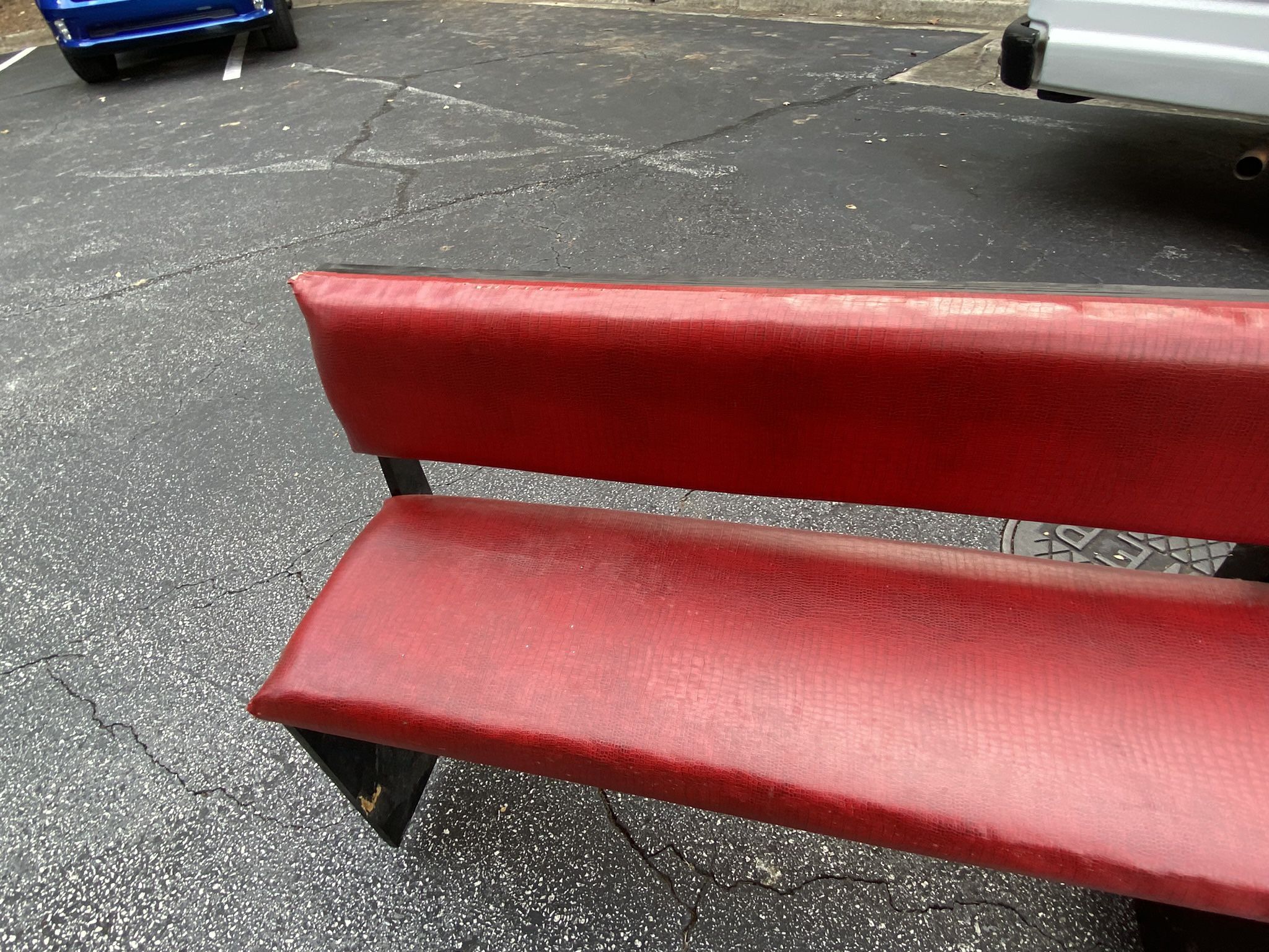 2 Red Benches  