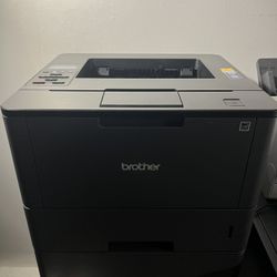 Brother Monochrome Laser Printer, HL-L5200DWT, Duplex Printing, Wireless Networking, Dual Paper Trays, Mobile Printing, Amazon Dash Replenishment Read