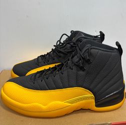 Air Jordan 12 Retro yellow and black