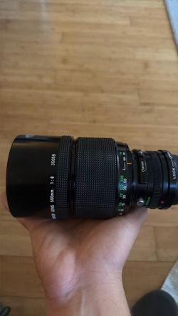 Vintage Canon Reflex 500mm lens with case