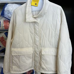 Cute Packable Lightweight Down Jacket Sz. M 