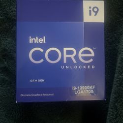 OBO Intel Core i9 13900kf New In Box CPU