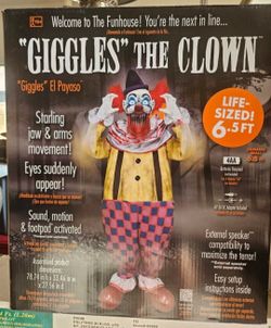 Halloween Giggles the Killer Clown Life Size Animatronic
