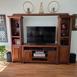 Wooden Entertainment Center