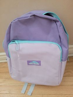 Backpacks in lavander, black and gray colors