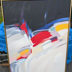 Beautiful Framed Canvas Painting Ready To Hang 36x48