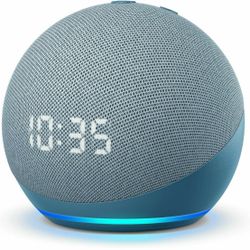 Amazon Echo Dot 4th Gen Smart Bluetooth Speaker With Clock & Alexa (Twilight Blue)
