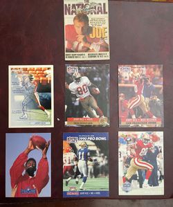 JOE MONTANA / JERRY RICE CARD COLLECTION 