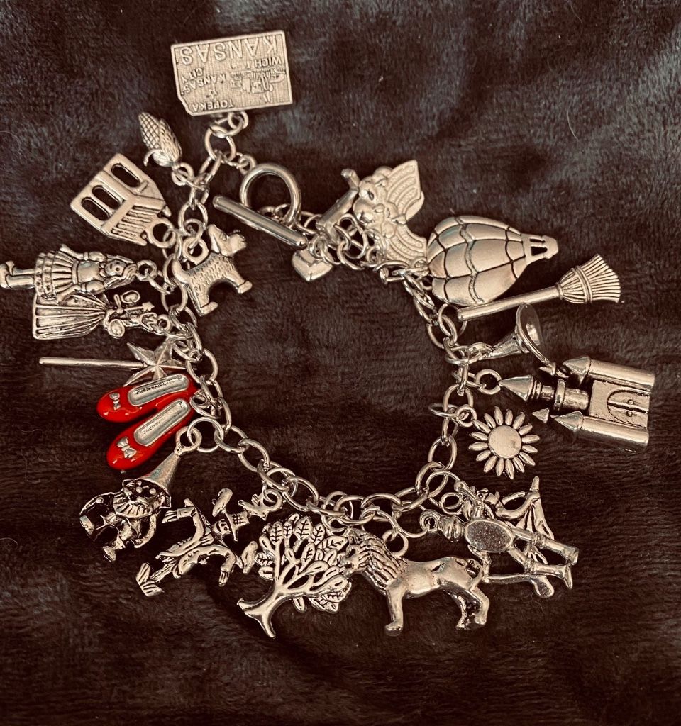 New Wizard of Oz Charm Bracelet 24 Charms Handmade!