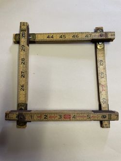 VINTAGE LUFKIN EXTENSION RULE RULER X46 USA